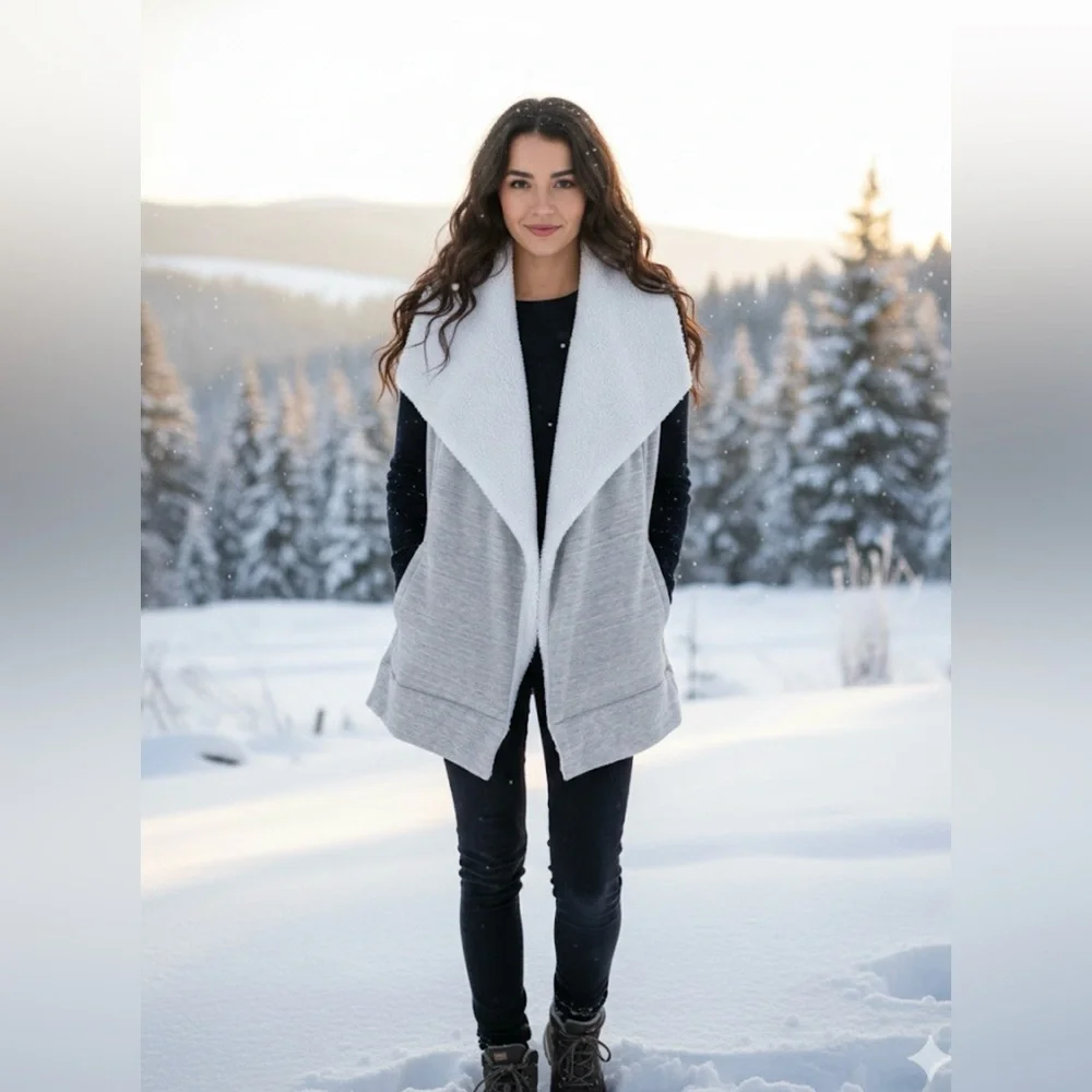 Athleta long line heathered vest - Size XS - Picture 2 of 10